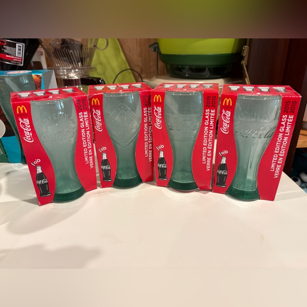 Coca Cola Limited Edition Glass Set 2015 McDonald’s